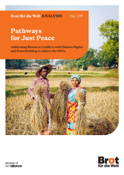 Pathways for Just Peace Addressing Resource Conflicts with Human Rights and Peacebuilding to achieve the SDGs